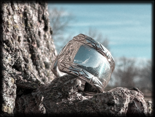 Arrow Eyes • Silver Plate Spoon Ring