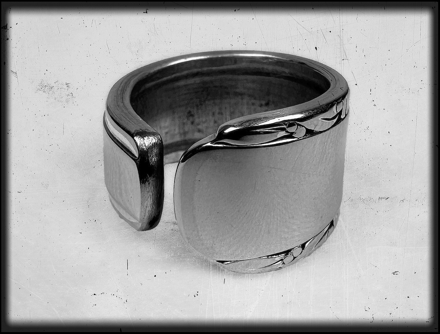 DREAMLEAVES • Silver Plate Spoon Ring