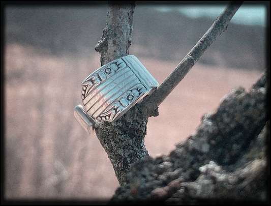 Echos Floral • Silver Plate Spoon Ring