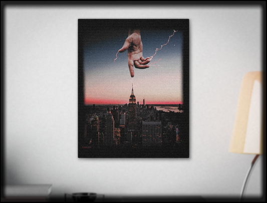 Electric Hands • Canvas Print