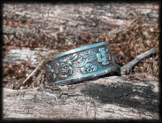 Granada Rose • Stainless Steel Spoon Ring