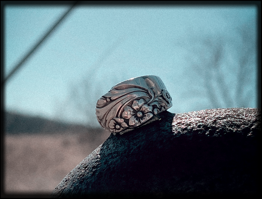 Shoreline Zephyr • Silver Plate Spoon Ring