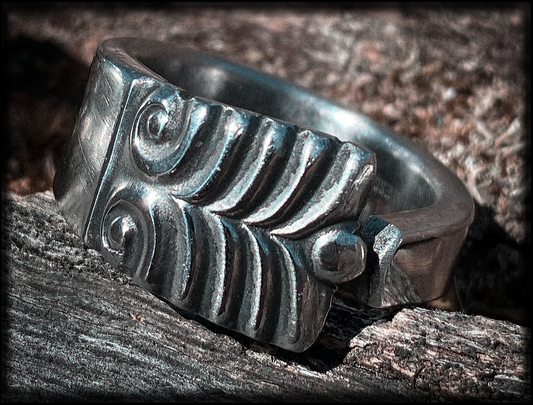 The Aztec • Stainless Steel Spoon Ring