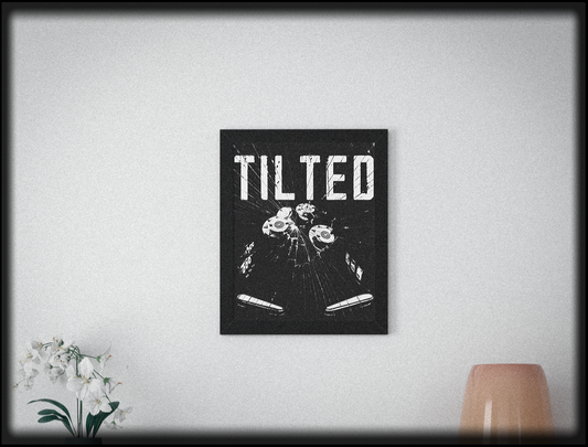 TILTED • Framed Print
