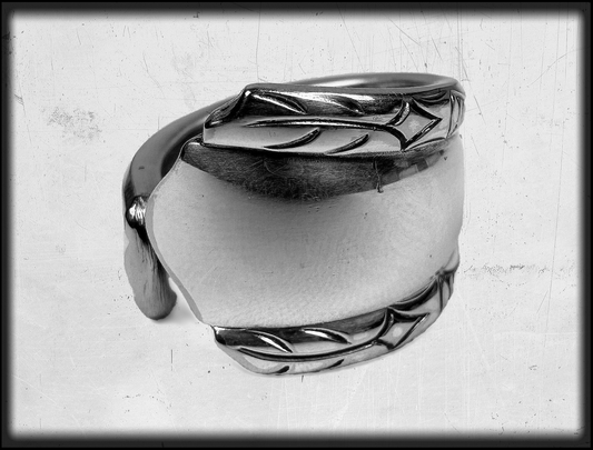 Arrow Eyes • Silver Plate Spoon Ring