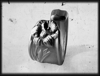 Daffodil • Silver Plate Spoon Ring