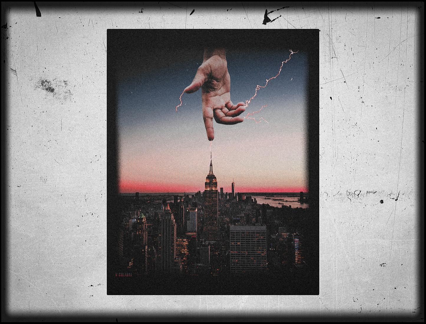 Electric Hands • Canvas Print