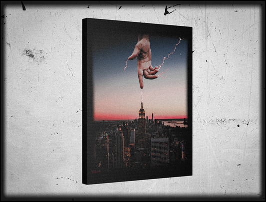 Electric Hands • Canvas Print