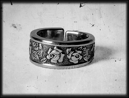 Granada Rose • Stainless Steel Spoon Ring