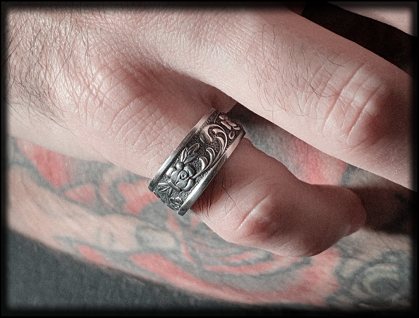 Granada Rose • Stainless Steel Spoon Ring