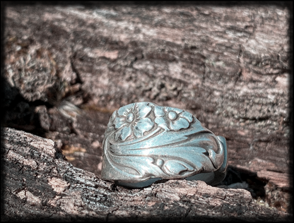 Shoreline Zephyr • Silver Plate Spoon Ring