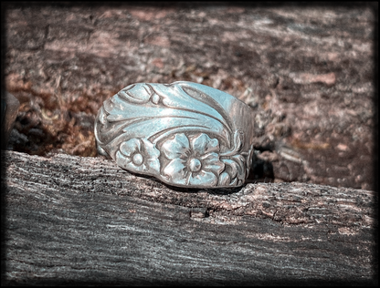Shoreline Zephyr • Silver Plate Spoon Ring