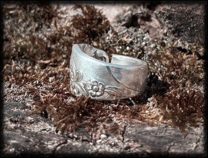 Shoreline Zephyr • Silver Plate Spoon Ring