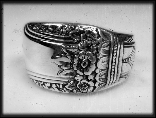 Sunflare • Silver Plate Spoon Ring