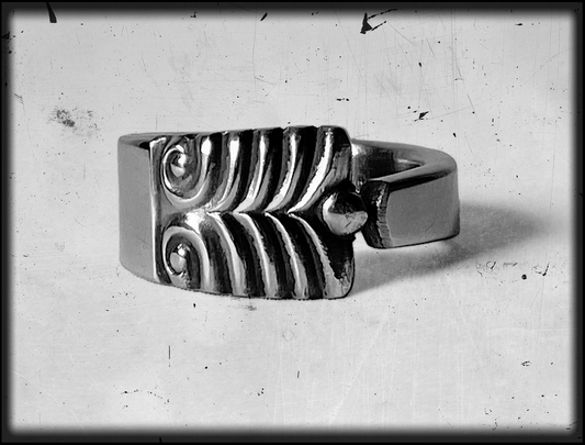 The Aztec • Stainless Steel Spoon Ring