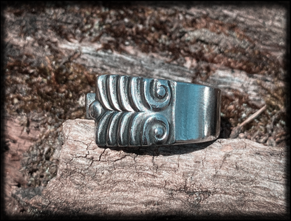 The Aztec • Stainless Steel Spoon Ring