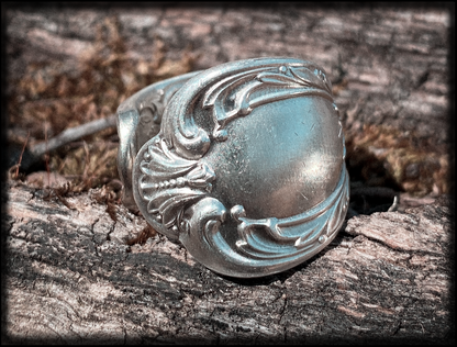 The Third Tradition • Silver Plate Spoon Ring