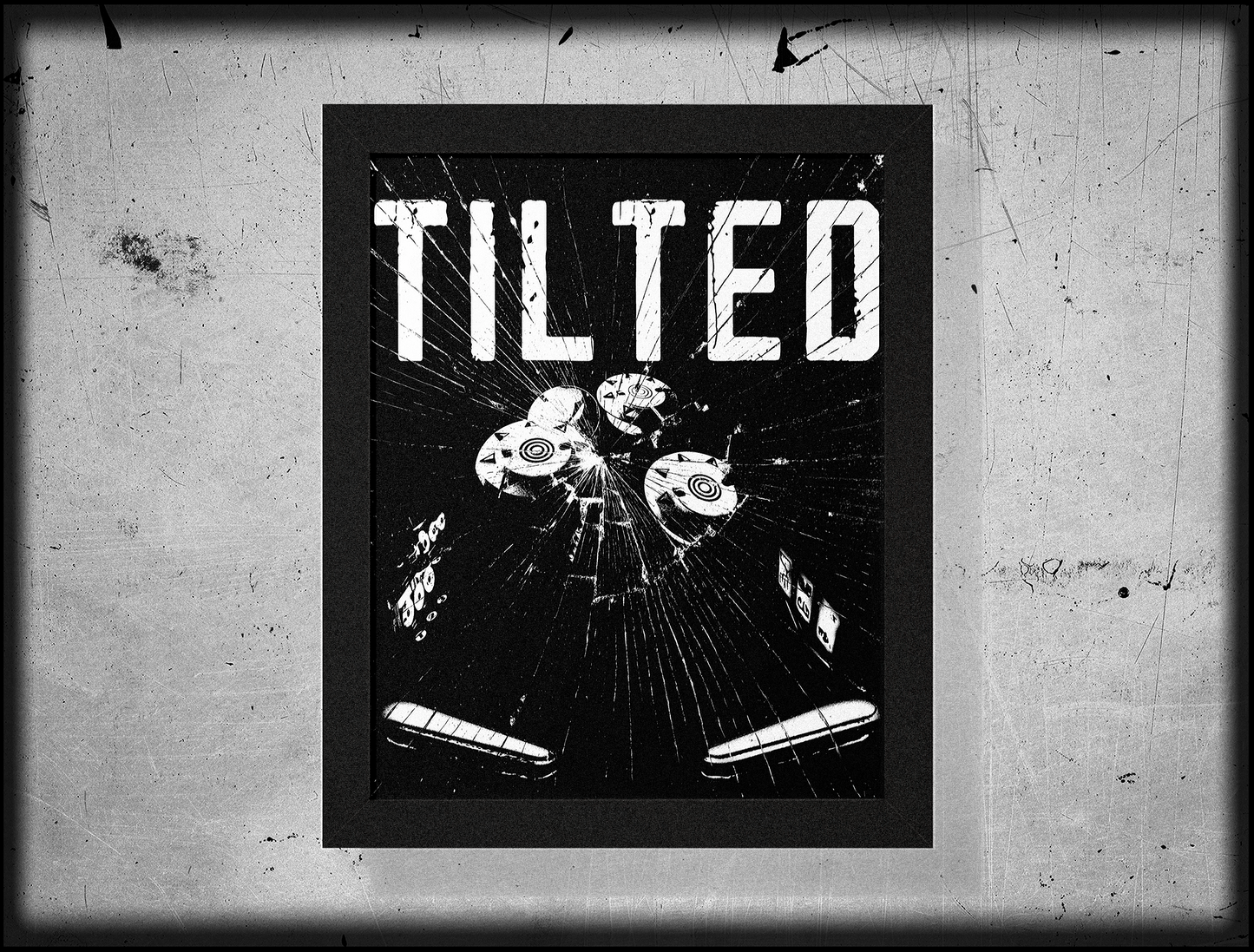 TILTED • Framed Print