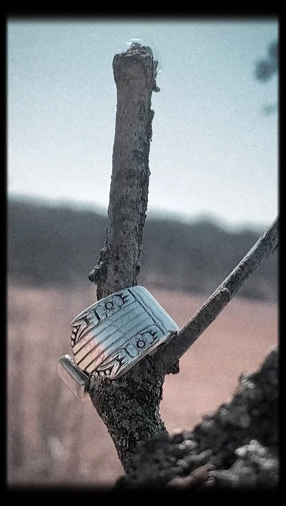 Echos Floral • Silver Plate Spoon Ring